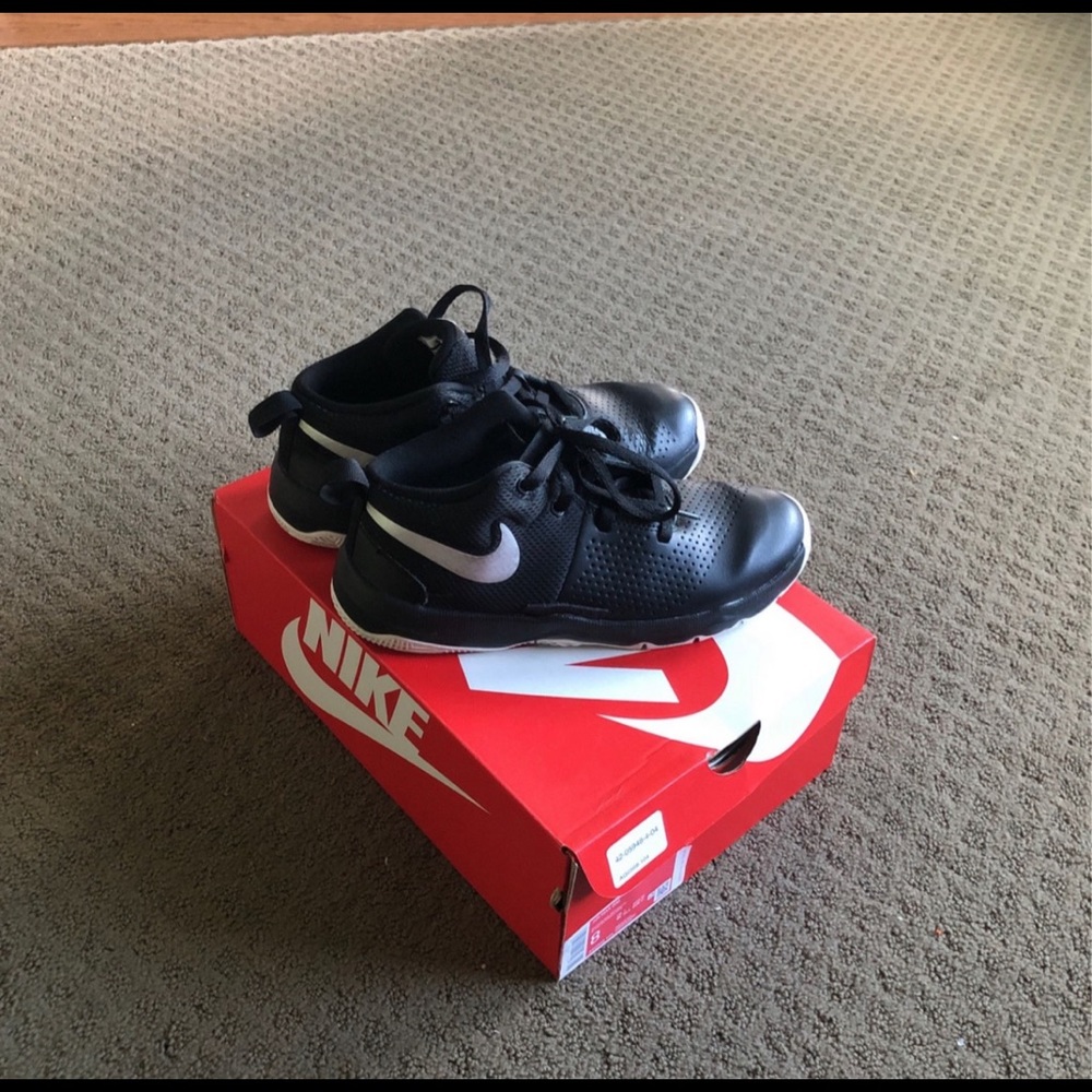 Boys Nike black shoes